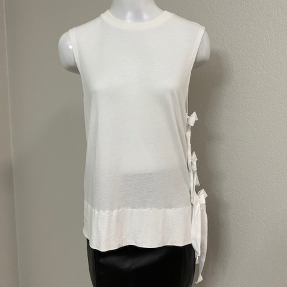 Topshop Boutique Side Tie Top Size 6 - Picture 2 of 7